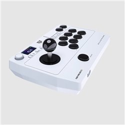 Control Balam Rush Arcade Fury Pro AS900 Blanco negro compatible con PS4, PS3, Nintendo Switch, Android, iOS y PC Bluetooth 5.0 