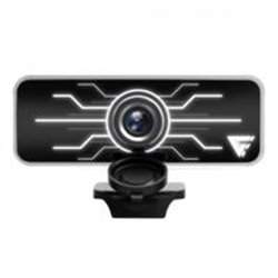 WEBCAM GAME FACTOR WG400, LED, FULL HD, 30FPS, MICRÓFONO, TAPÓN, NEGRA.