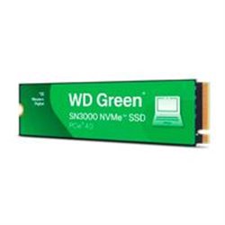 UNIDAD DE ESTADO SOLIDO SSD INTERNO WD GREEN SN3000 500GB M.2 2280 NVME PCIE GEN4 X4 LECT.5000MBS ESCRIT.4100MBS PC LAPTOP MINIP