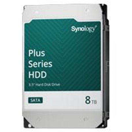 DISCO DURO INTERNO SYNOLOGY HAT3320-8T SERIE PLUS 3.5 8TB SATA 6GB/S 7200 RPM 512 MB COMPATIBLE SOLO PARA EQUIPOS SYNOLOGY