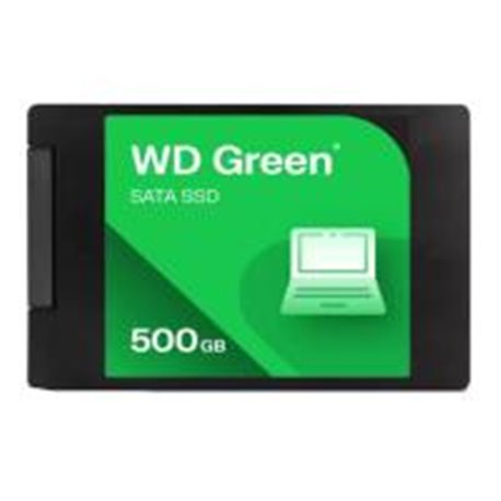UNIDAD DE ESTADO SOLIDO SSD INTERNO WD GREEN 500GB 2.5 SATA3 6GB/S LECT.545MBS 7MM LAPTOP MINI PC WDS500G5G0A-00CPT0