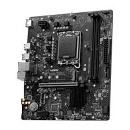 MB MSI H610 INTEL S-1700 14A GEN/2XDDR4 64MAX 3200MHZ/PCIE 4.0/HDMI/DP/2XUSB 3.2/M.2/MICRO ATX/GAMA BASICA