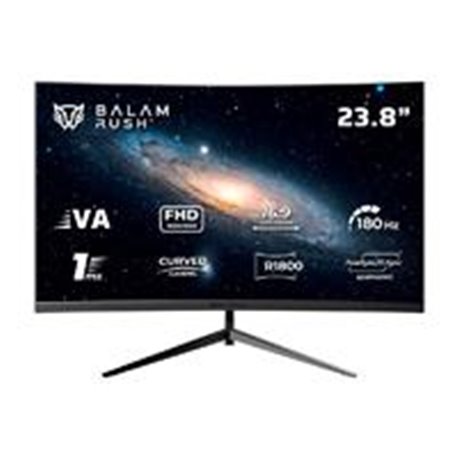 MONITOR GAMER BALAM RUSH ANDROMEDA MAG24Y / CURVO / 23.8 PULG / PANEL VA / FULL HD / 180 HZ / 1 MS / R1800 / FREESYNC ADAPTATIVO