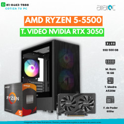 CPU GAMER RYZEN 5 5600 RTX 3050 6GB 16GB 1TB