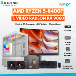 PC GAMER CON MONITOR 165HZ RYZEN 5 5600 + RTX 3050, GAMA MEDIA