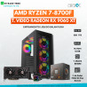 PC GAMER RYZEN 7-5700X CON RX-9060-XT 16GB, RAM 32GB, SSD 1TB