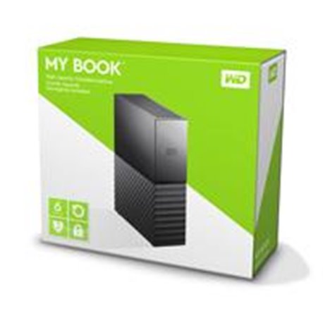 DD EXT ESCRITORIO 6TB WD MY BOOK NEGRO 3.5/USB3.0/COPIA LOCAL-SISTEMA/ENCRIPTACION/WIN-MAC