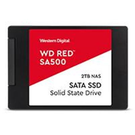 UNIDAD DE ESTADO SOLIDO SSD WD RED SA500 2.5 2TB SATA3 6GB/S 7MM LECT 560MB/S ESCRIT 530MB/S