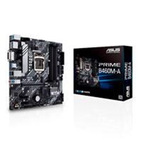 MB ASUS B460 INTEL S-1200 10A GEN/4X DDR4 2666/DVI/DP/HDMI/M.2/4X USB 3.2/MICRO ATX/GAMA MEDIA/RGB