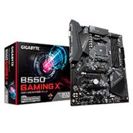 MB GIGABYTE B550 AMD S-AM4 3A GEN/4XDDR4 3200MHZ/PCIE 4.0/HDMI/DVI/3XUSB 3.2/M.2/ATX/GAMA ALTA/GAMER