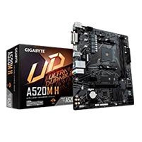 MB GIGABYTE A520 AMD S-AM4 3RA GEN/2XDDR4 3200/HDMI/DVI/4XUSB 3.2/M.2/MICRO ATX/GAMA BASICA