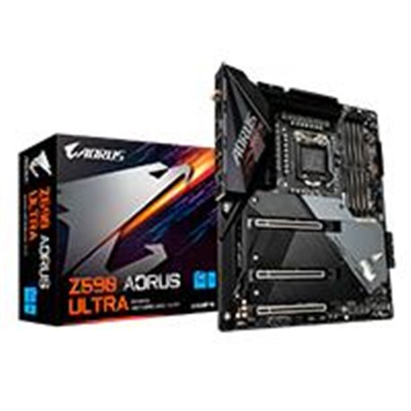 MB GIGABYTE Z590 INTEL S-1200 11GEN/4XDDR4 2933/PCIE 4.0/DP/8XUSB 3.2/USB-C/M.2/WIFI/BLUETOTH/ATX/GAMA ALTA/GAMER