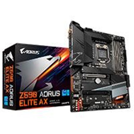 MB GIGABYTE Z590 INTEL S-1200 11GEN/4XDDR4 2933MHZ/PCIE 4.0/DP/3XUSB 3.2/USB-C/M.2/WIFI/BLUETOTH/ATX/GAMA ALTA/GAMER