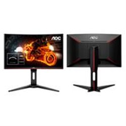 MONITOR GAMER CURVO AOC 27 PANEL VA / CON HDMI / VGA / DISPLAYPORT / ASPECTO 16:9 / TIEMPO DE RESPUESTA 1 MS / AMD FREE SYNC / 1