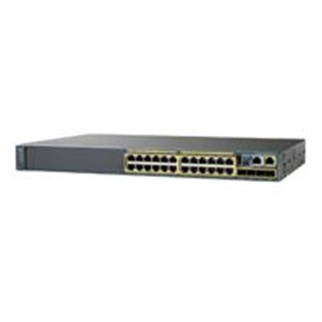 SWITCH CISCO CATALYST 2960-X 24P 10/100/1000 POE 370W 4 X 1G SFP LAN BASE