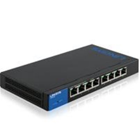 SWITCH LINKSYS LGS308 8 PUERTOS RJ45 GIGABIT, ADMINISTRABLE CAPA 2 SMART
