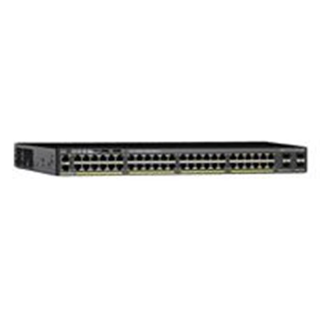 SWITCH CISCO CATALYST 2960 SERIE X 48PTO 10/100/1000 POE FUENTE 740W 4PTOS GIGA SFP V. LAN BASE