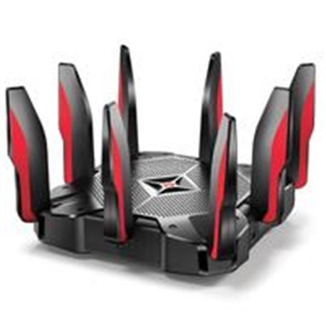 ROUTER GAMING INALAMBRICO TP-LINK ARCHER C5400X TRI BANDA 2.4GHZ A 1000MBPS Y 2 DE 5GHZ A 2167 MBPS C/U 8 PUERTOS LAN GIGABIT 1 