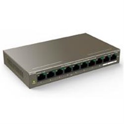 SWITCH F1110P-8-102W IP-COM, 8 PUERTOS POE 10/100MBPS AF, 2 GIGABIT, 30W POE, TOTAL 99W, VLAN, 250 METROS, 6KV DE PROTECCIÓN, MO