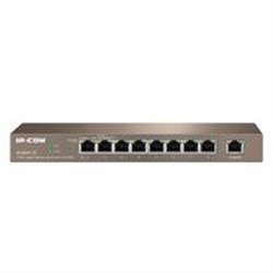 SWITCH G1009P IP-COM NO ADMINISTRABLE 8 PUERTOS 10/100/1000 MBPS, 8-POE, AF/AT, POE 99W