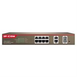 SWITCH S3300-10-PWR-M IP-COM POE, ADMINISTRACION COMUN VIA WEB SMART, 8 PUERTOS FAST ETHERNET, POE AF, AT, 2 GE, VLAN, 123 W