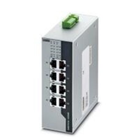 SWITCH ETHERNET, PHOENIX CONTACT - 8 PUERTOS RJ45 CON NORMAS IEC 61850-3 E IEEE 1613, AUTOCROSSING
