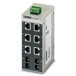 SWITCH INDUSTRIAL ETHERNET, PHOENIX CONTACT 6 PUERTOS,TP-RJ45, 2 PUERTOS FIBRA OPTICA 100 MBIT/S