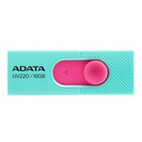 MEMORIA ADATA 16GB USB 2.0 UV220 RETRACTIL TIFANY-ROSA