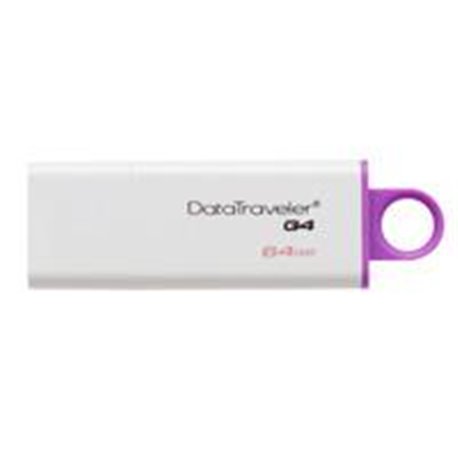 MEMORIA KINGSTON 64GB USB 3.0 DATATRAVELER I GEN 4 MORADA
