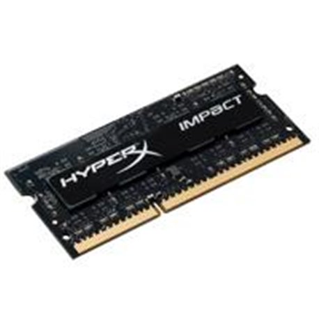 MEMORIA KINGSTON SODIMM DDR3L 4GB 1600HZ HYPERX IMPACT BLACK CL19 204PIN 1.35V