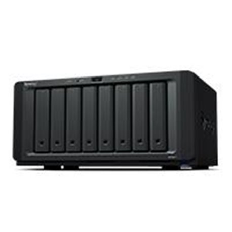 NAS SYNOLOGY DS1821+/ 8 BAHIAS AMPLIABLES HASTA 18/NUCLEO CUADRUPLE 2.2GHZ/4GB DDR4 AMPLIABLE A 32GB/LAN GIGABIT X4/USB 3.2 X4 /