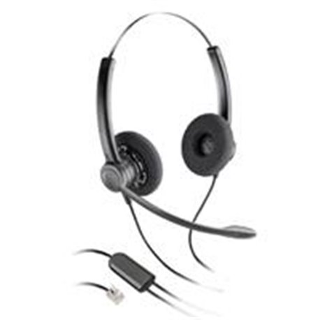 AUDIFONO CON MICROFONO DE DIADEMA PLANTRONICS SP12 ALAMBRICA BINAURAL RJ9
