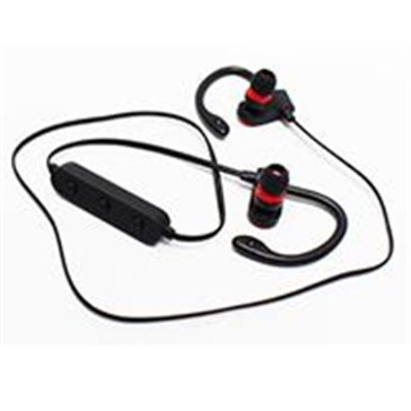 AUDIFONOS AURICULARES SPORT CON GANCHO BLUETOOTH GHIA L1 COLOR NEGROS / MANOS LIBRES/ 10M DE ALCANCE