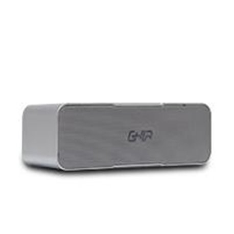 BOCINA BLUETOOTH BX200G GHIA GRIS /8W X2 AUX / RADIO FM/ MICRO SD CARD/USB