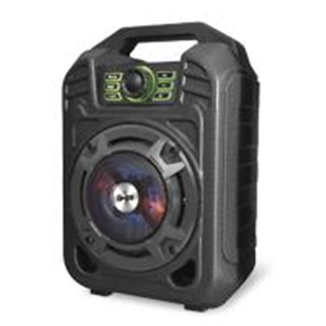 BAFLE AMPLIFICADO RECARGABLE BOCINA DE 5.25 2000W PMPO PORTATIL BT/ USB/ MICRO SD/AUX IN / LUCES LED