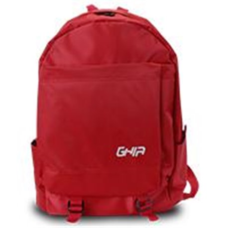 MOCHILA BACKPACK GHIA 15.6 COLOR ROJO 3 COMPARTIMIENTOS