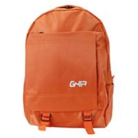 MOCHILA BACKPACK GHIA 15.6 COLOR NARANJA 3 COMPARTIMIENTOS
