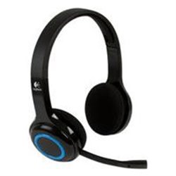 AUDIFONOS CON MICROFONO TIPO DIADEMA LOGITECH H600 COLOR NEGRO INALAMBRICOS RECARGABLE PARA PC 10 MTS DE DISTANCIA