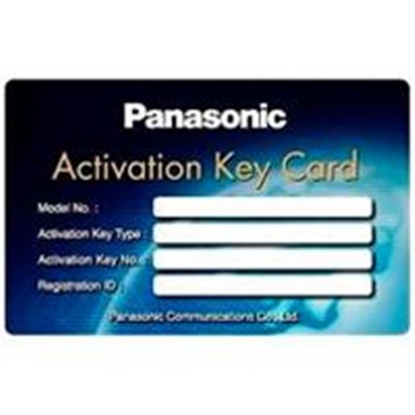 CODIGO DE ACTIVACION GRAN CAPACIDAD PARA 20 LINEAS IP(H.323 Y SIP) Y 60 EXTENSIONES IP-PT(SOLO TELEFONOS PANASONIC).