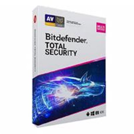 HP CONSUMO ANTIVIRUS BITDEFENDER TOTAL SECURITY LICENCIA DE 1 AÑO