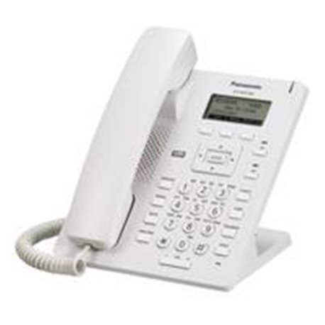 TELEFONO IP SIP BASICO PANTALLA 2.3 LCD INCLUYE ADAPTADOR AC NO POE 1 PTO LAN BLANCO