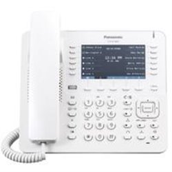TELEFONO IP PROPIETARIO 12X4 BOTONES CO FLEXIBLES, 2 PUERTOS ETHERNET GB, POE. COMPATIBLE COMPATIBLE CON IP-PBX  NS/NSX COLOR BL