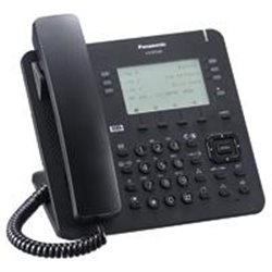 TELEFONO IP PROPIETARIO PANASONIC  6X4 BOTONES CO FLEXIBLES, 2 PUERTOS ETHERNET GB, POE. COMPATIBLE COMPATIBLE CON IP-PBX  NS/NS