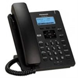 TELEFONO SIP VOIP PANASONIC KX-HDV130X 2 LINEAS - PANTALLA 23 AUDIO HD - ALTAVOZ FULLDUPLEX 2 PUERTOS LAN - POE NEGRO NO INCLUYE