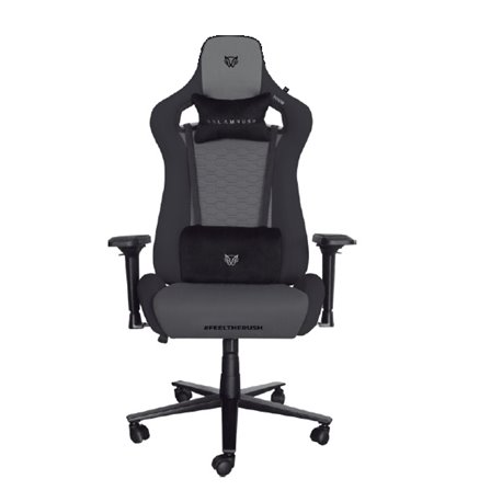 SILLA GAMER BALAM RUSH GRIS/NEGRO THUNDER TOUR PISTON DE GAS CLASE 4 INCLINACION 90-180 SOPORTA HASTA 150K