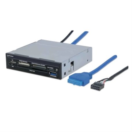 LECTOR DE TARJETAS MANHATTAN BAHIA INTERNA 3.5USB 3.0 34