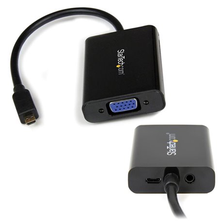 ADAPTADOR STARTECH MICRO HDMI A VGA - 1920x1200  - MCHD2VGAA2