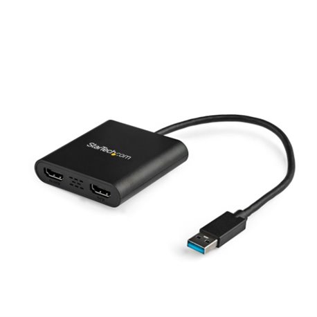ADAPTADOR STARTECH USB 3.0 A 2 PUERTOS HDMI 4K PARA 2 PANTALLAS  USB32HD2