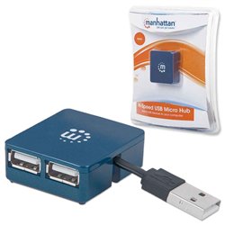 HUB USB V2.0 4 PUERTOS MICRO