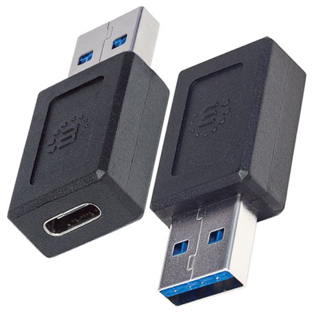 ADAPTADOR MANHATTAN USB-C AM-CH V3.1 NEGRO